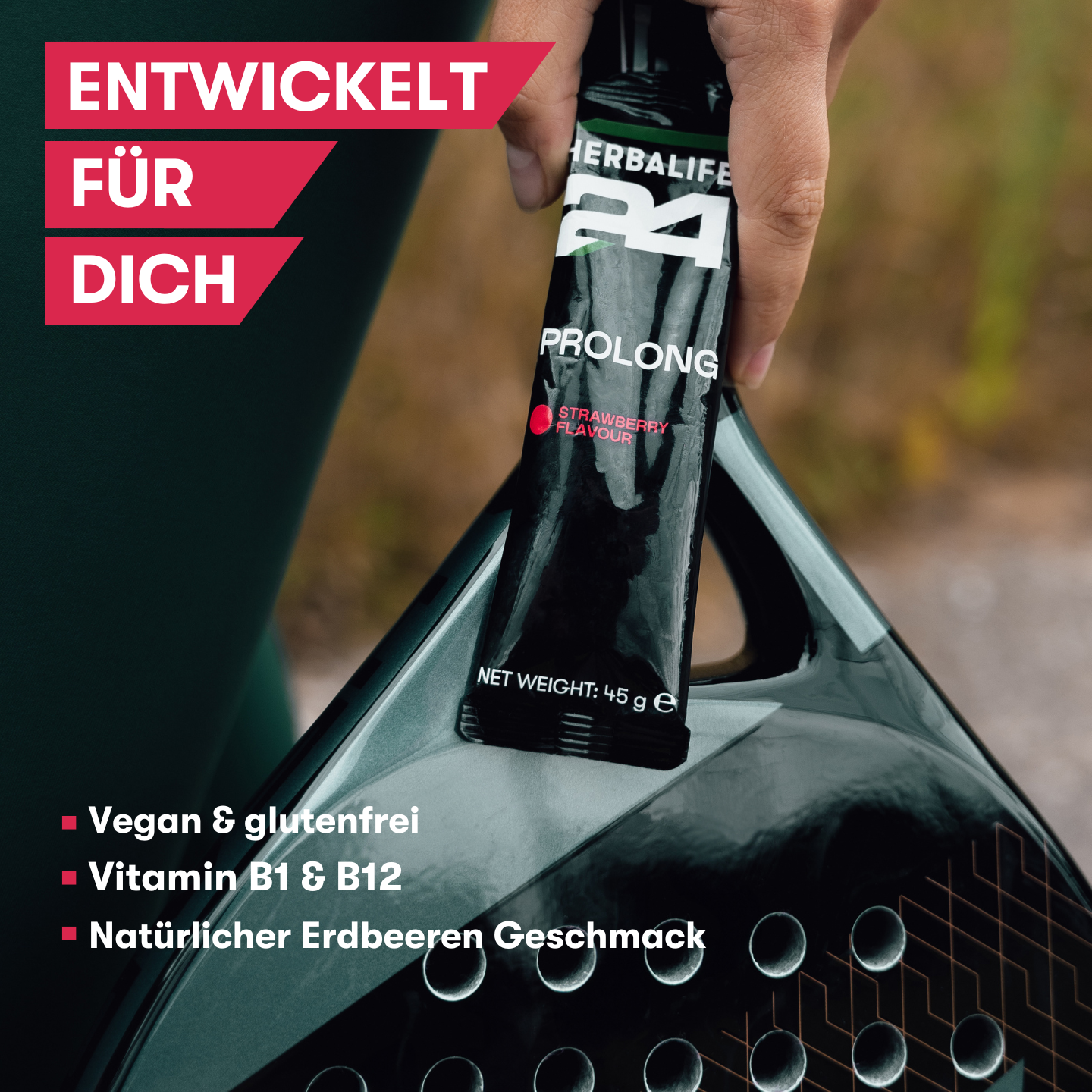 Herbalife24® Prolong Gel Erdbeere 10 Beutel à 45g