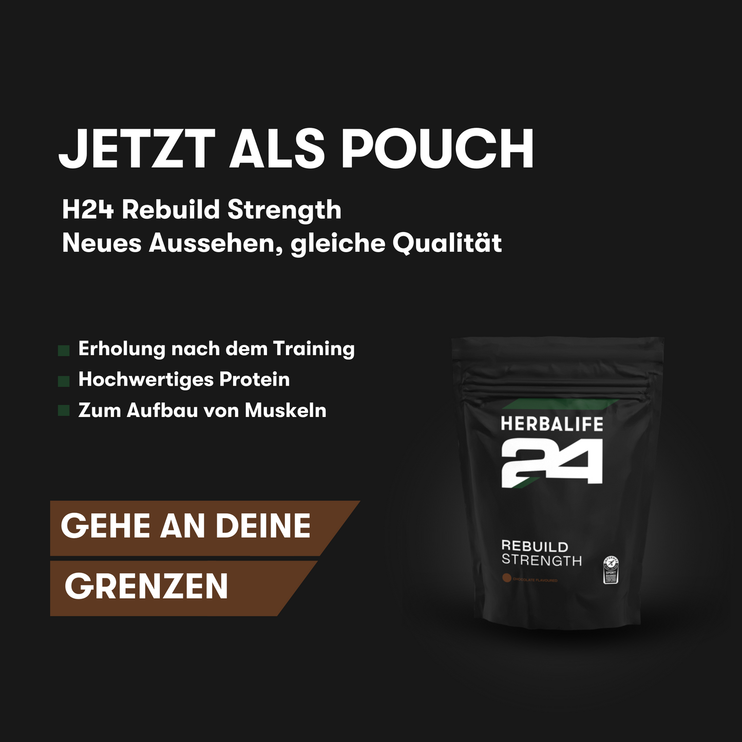 Herbalife24® Rebuild Strength Cioccolato 1000 g Busta 