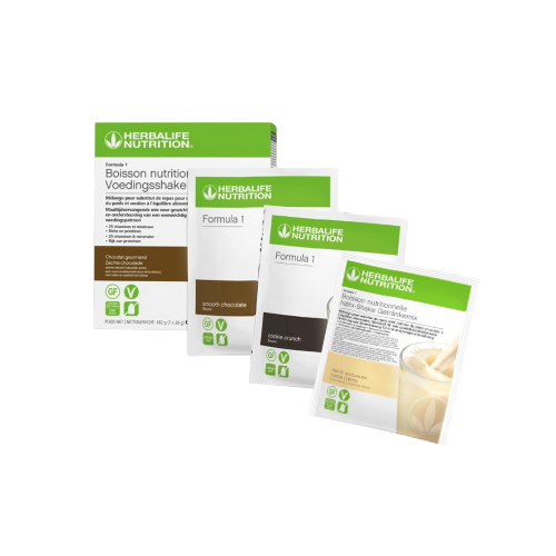 Pack de shakes de Formule 1 avec 7 portions 