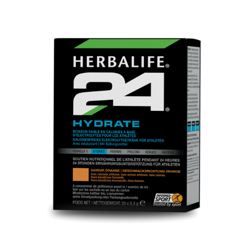 H24 Hydrate Saveur Orange 20 x 5,3 g 