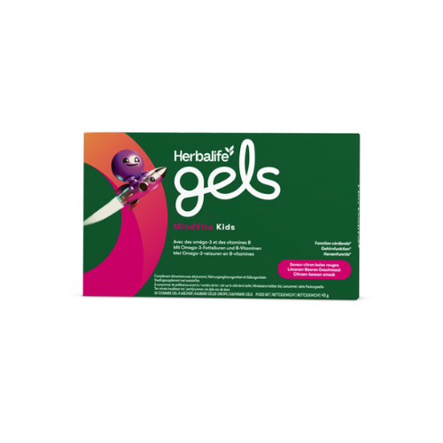 Gels Herbalife MindVita Kids Citron-Baies 30 pastilles à croquer 