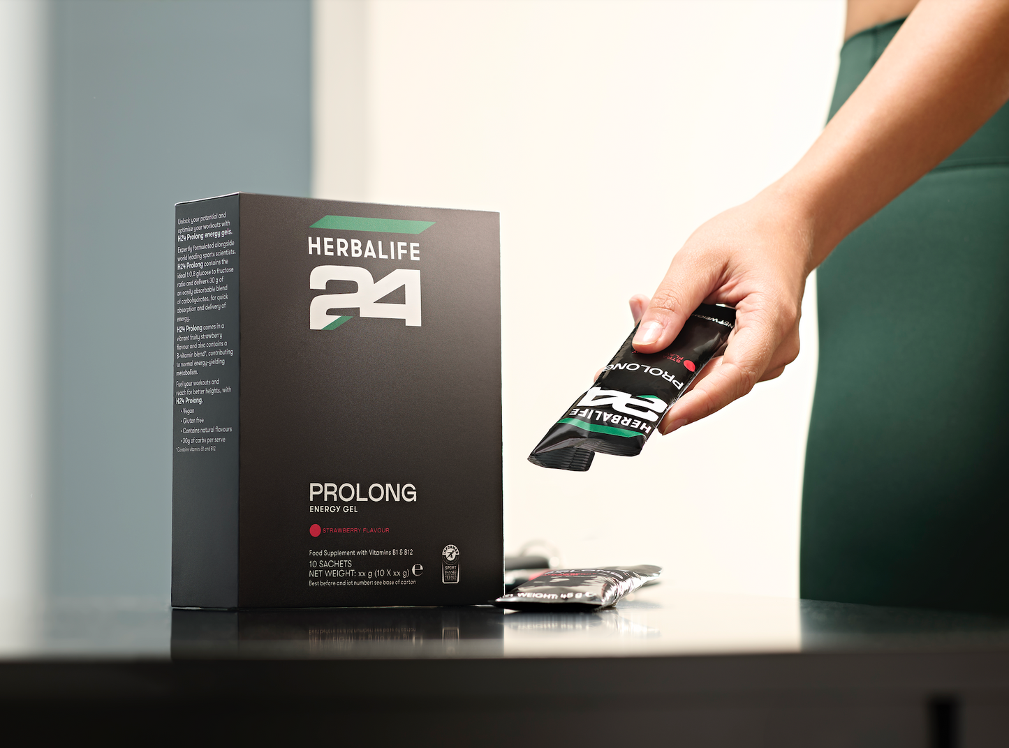 Herbalife24® Prolong Gel Fragola 10 bustine da 45g 