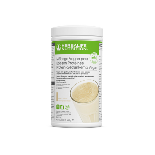 Préparation pour boisson protéinée végétalienne saveur vanille 560 g 